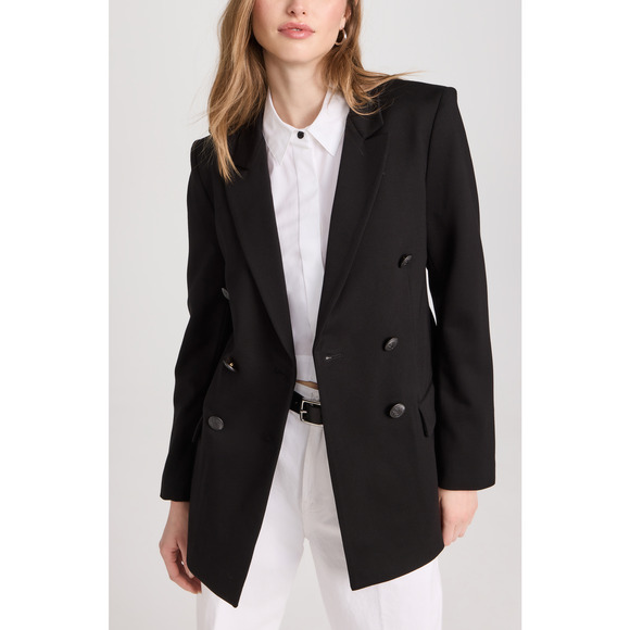 Rag & Bone 'Warren' Black Blazer Size 2 - Picture 1 of 5